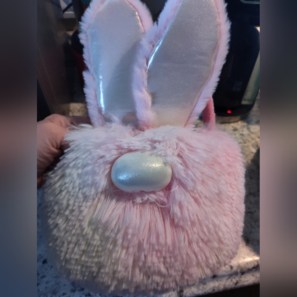 Fuzzy Bunny Easter Basket